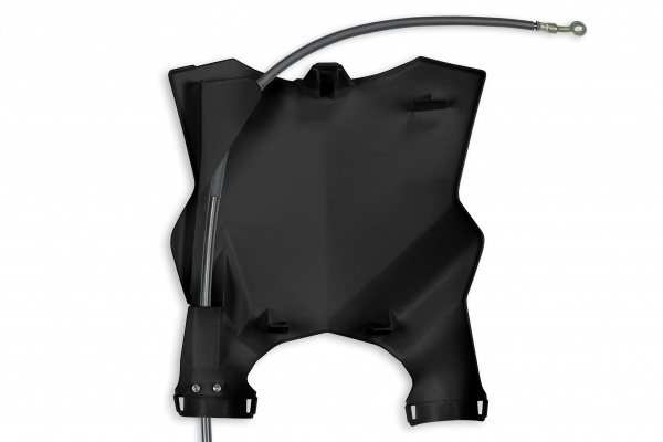 Front Number Plate black for Kawasaki KX 250 F (2017-26) - KX 450 F (2016-18) - KX 450 (2019-26) - KX 250 (2019-26)